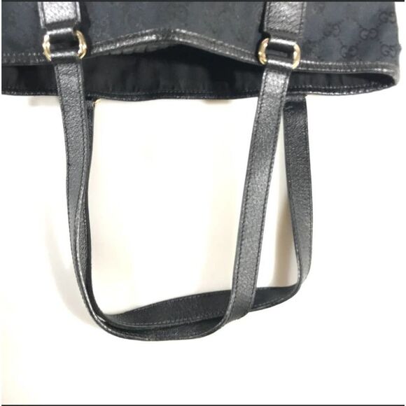 GUCCI Bag Handbag GGCanvas 153009 467891 Black  Authentic - Picture 6 of 12